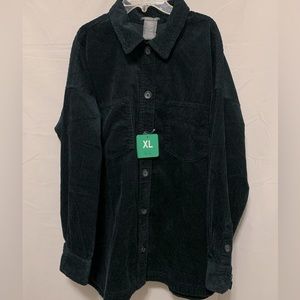 Womens Corduroy Shirt Jacket